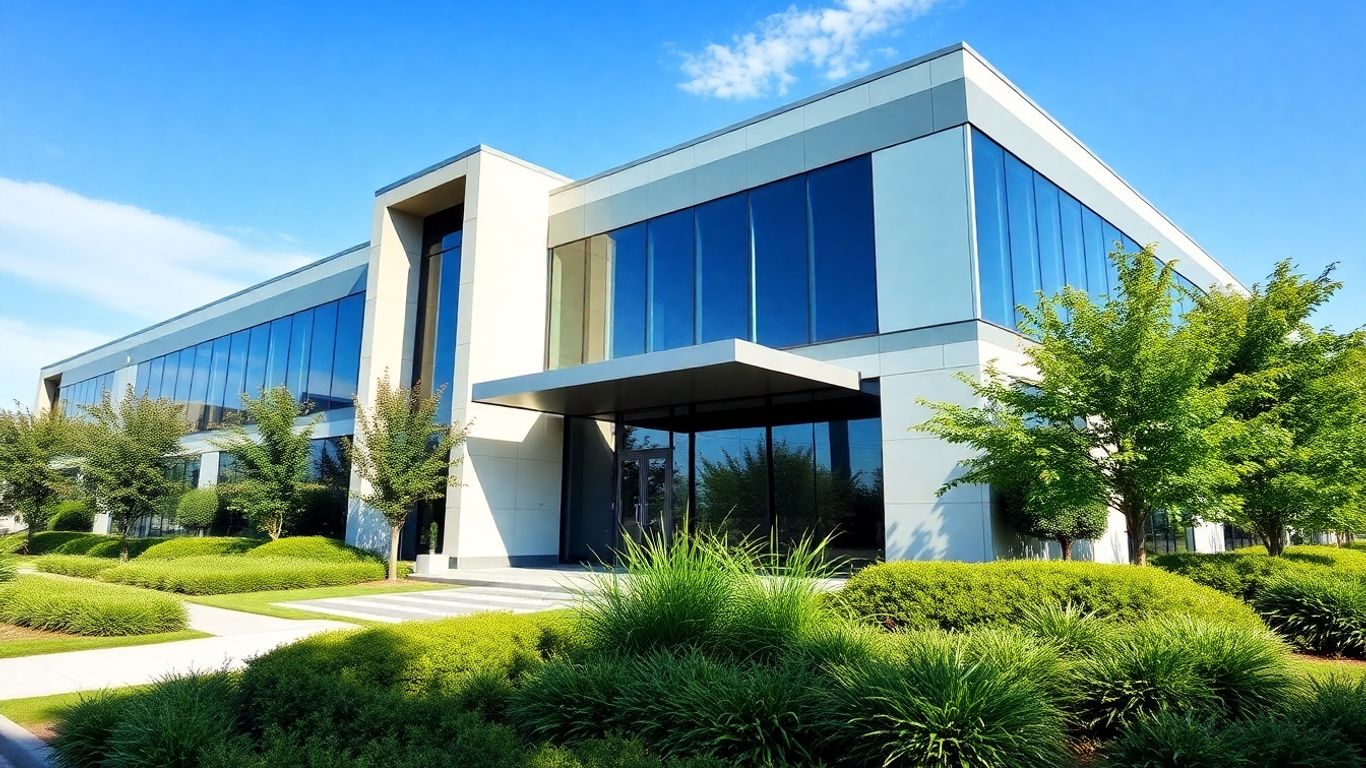 Bhip USA Headquarters building exterior with landscaping.