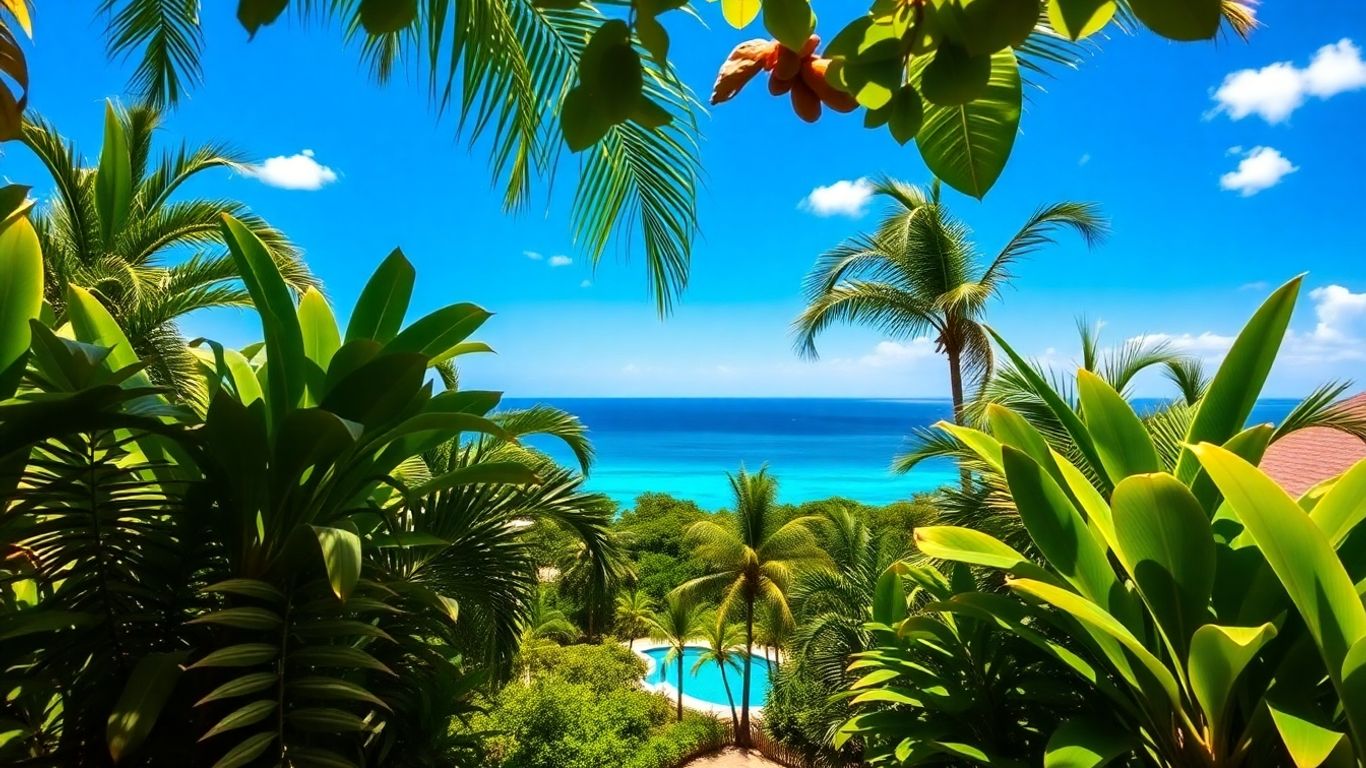 Jamaican villa overlooking the ocean