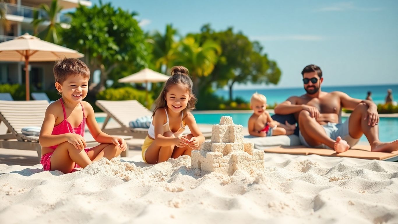 Family enjoying a budget-friendly all-inclusive UK holiday.