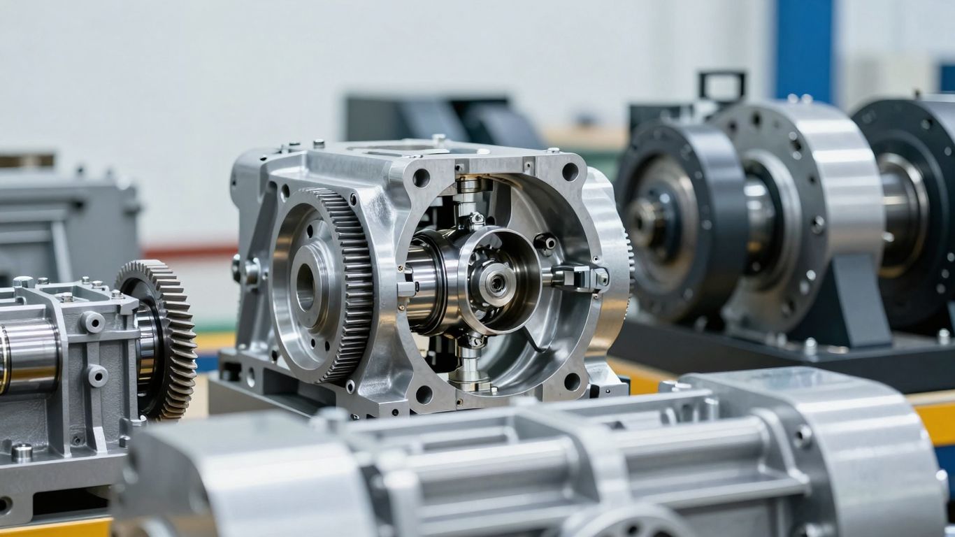 Industrial gearboxes and machinery components