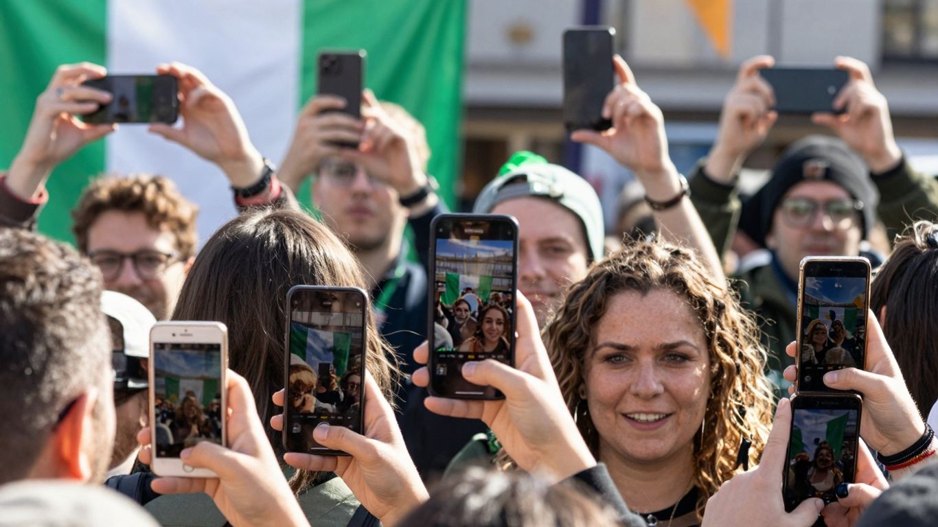 Customers creating content for Irish brands.