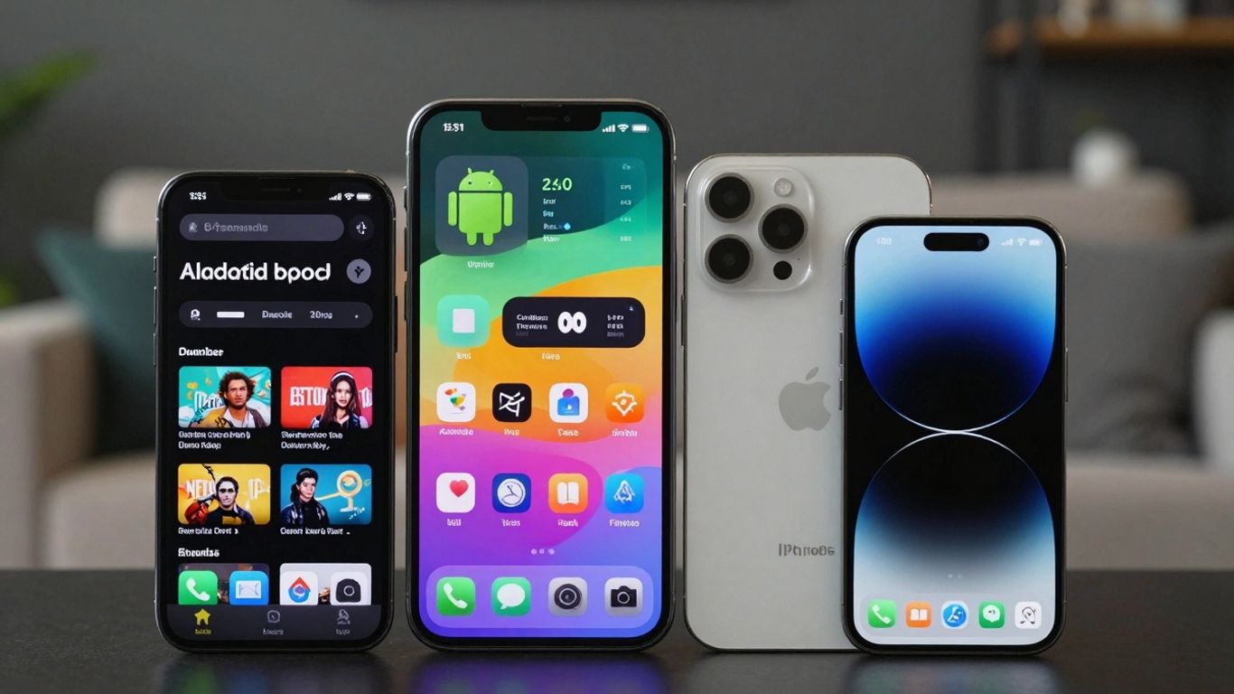 Sonix IPTV app on Android and iOS devices.