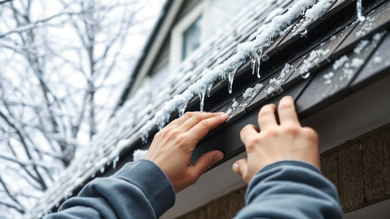 Roof inspection before winter snow