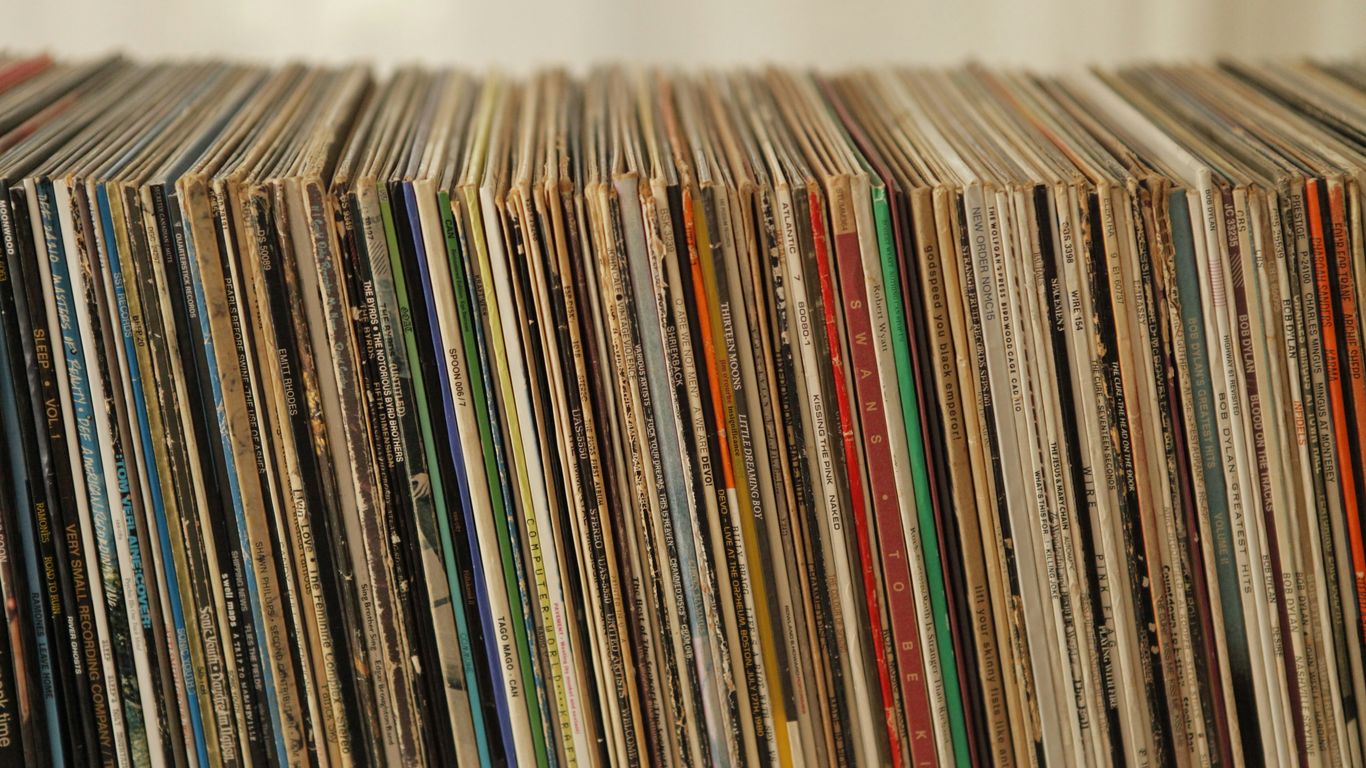 stack of books on white table