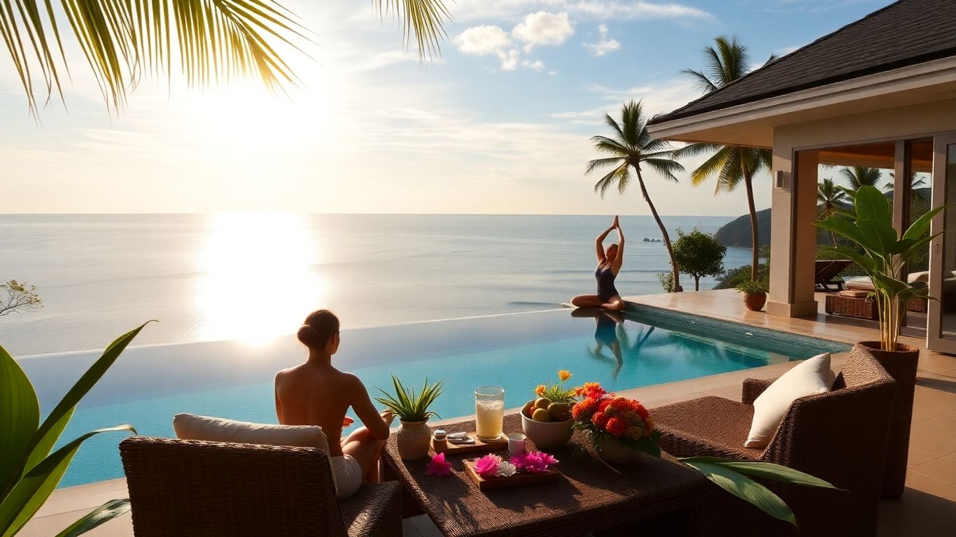 Luxury Phuket villa with yoga, pool, and wellness vibe