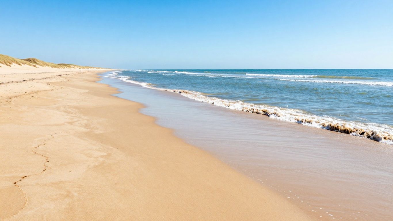 Strand van Zoutelande met duinen en zee