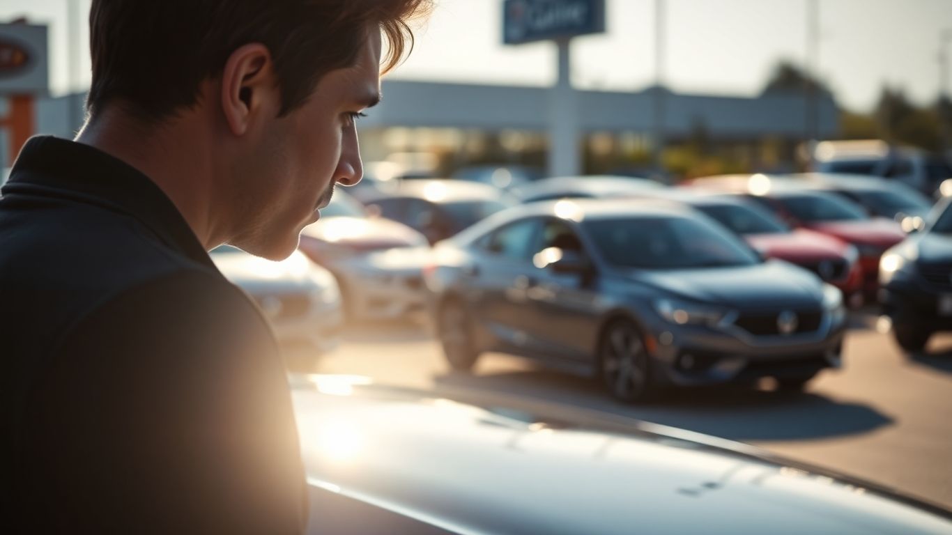 Person considering a car purchase.