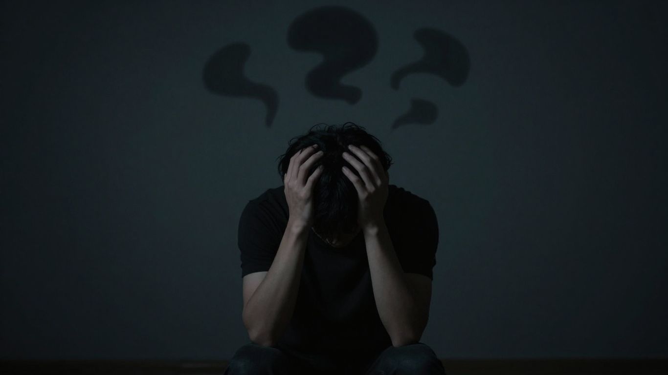 Kopfschmerzen und Sorgen über Krankheiten