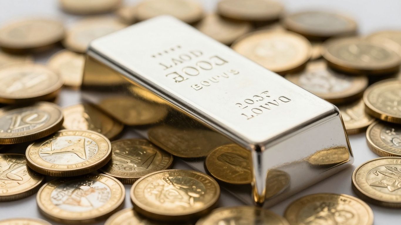银条和金币可用于分散资产。