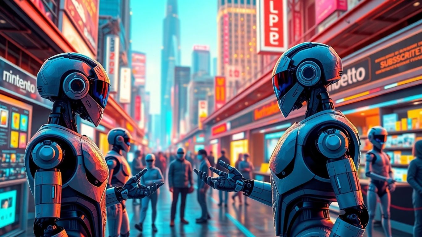 AI agents in a digital marketplace