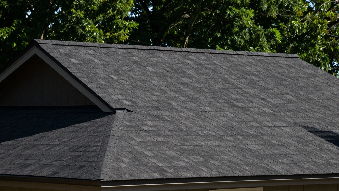 Boerne home with fire-resistant roofing material.