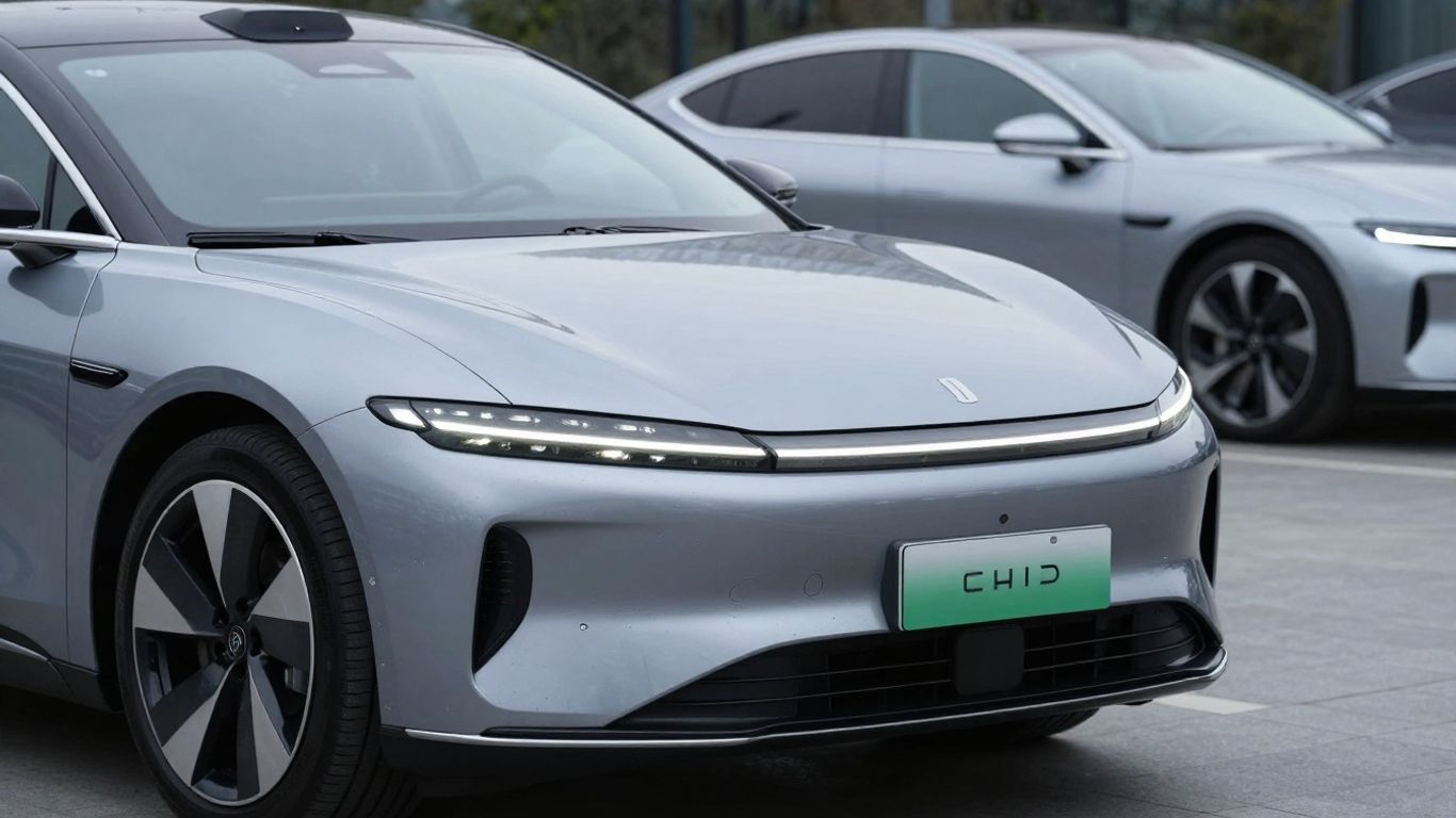 Lucid Gravity SUV and Air sedan exterior.