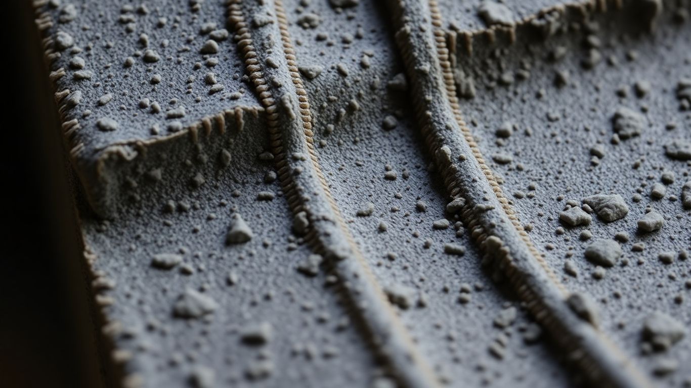 Modern well seal material close-up, showing texture and integrity.