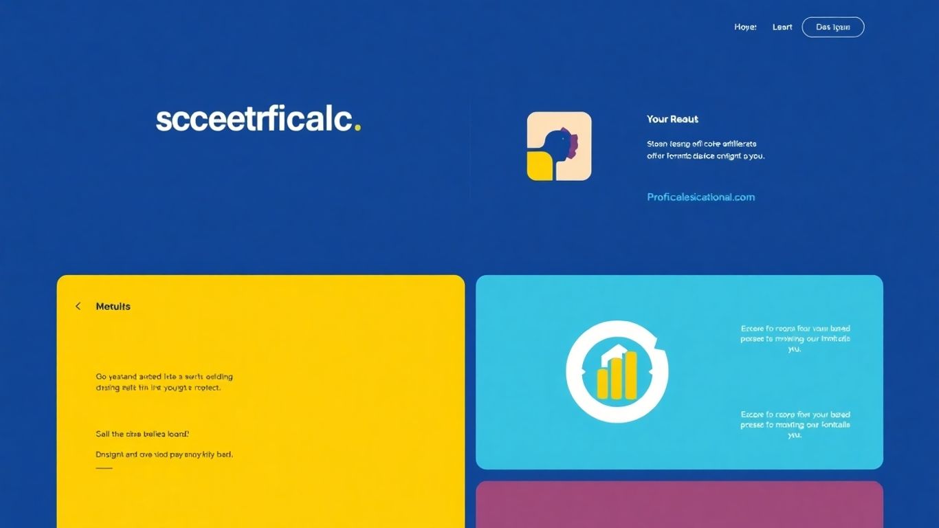 Éléments visuels d'une marque sur une interface numérique.
