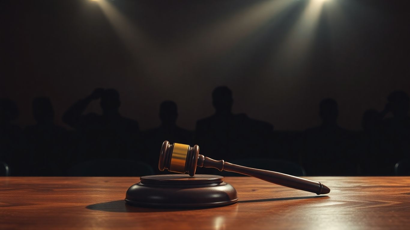 Vedete în fața justiției, ciocan judecătoresc