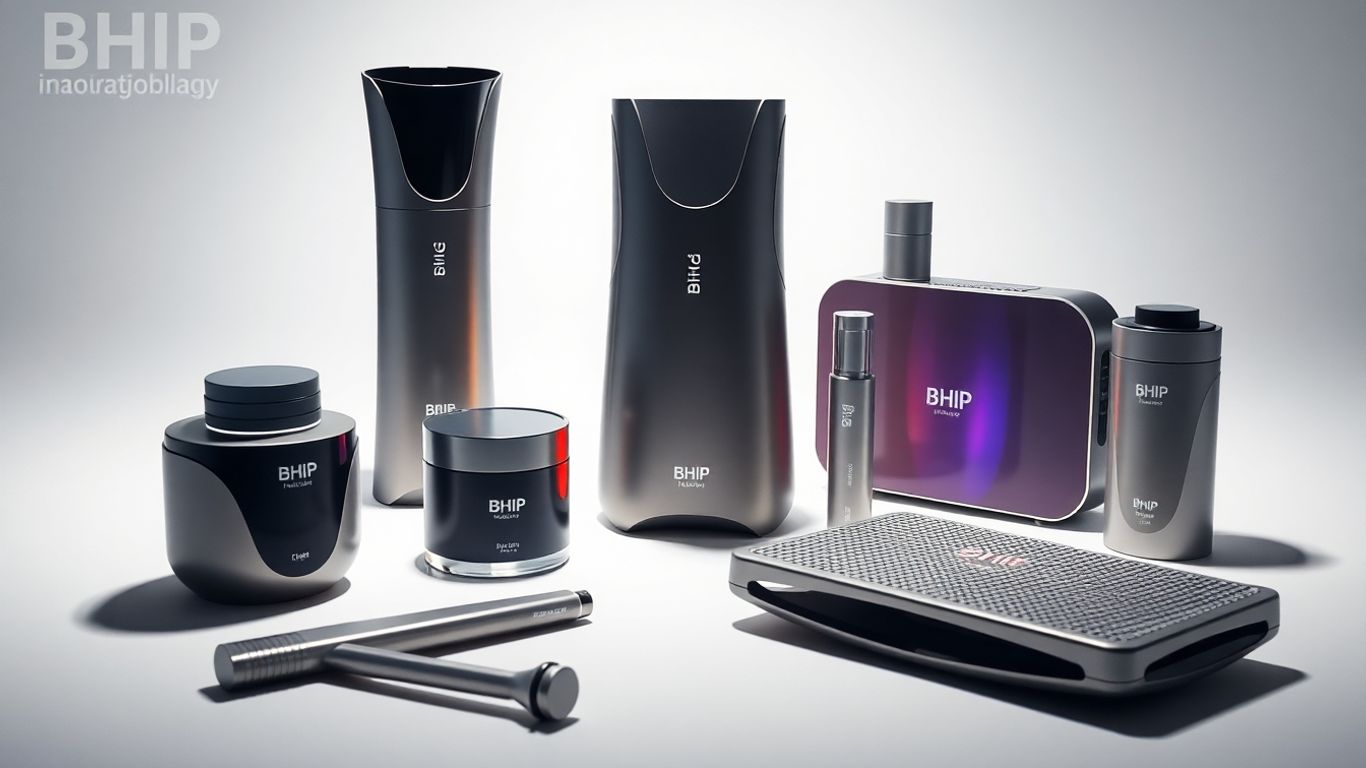 Sleek BHIP products with innovative design and premium materials.