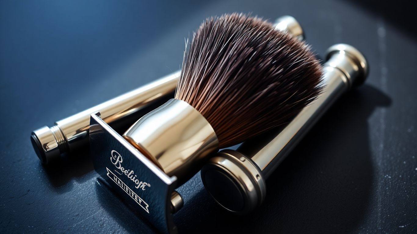 Shaving brush and safety razor