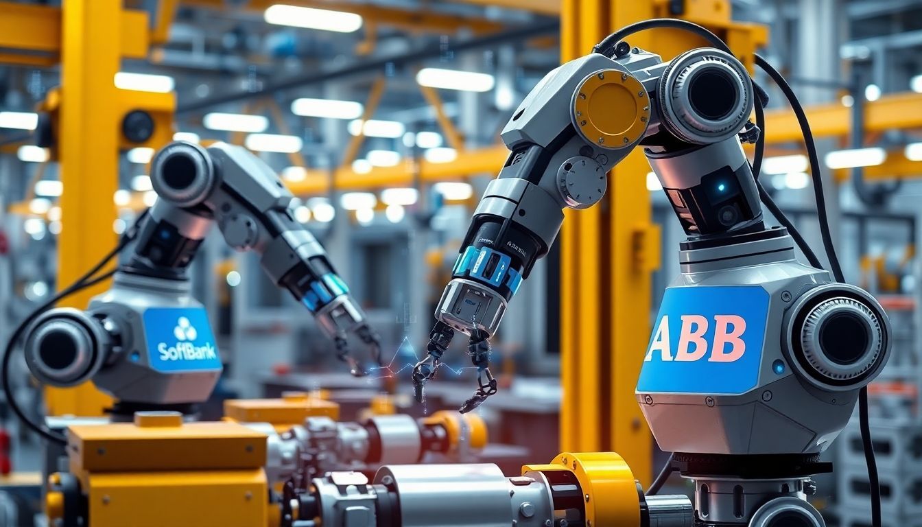 Robotic arms and AI merge in a high-tech factory