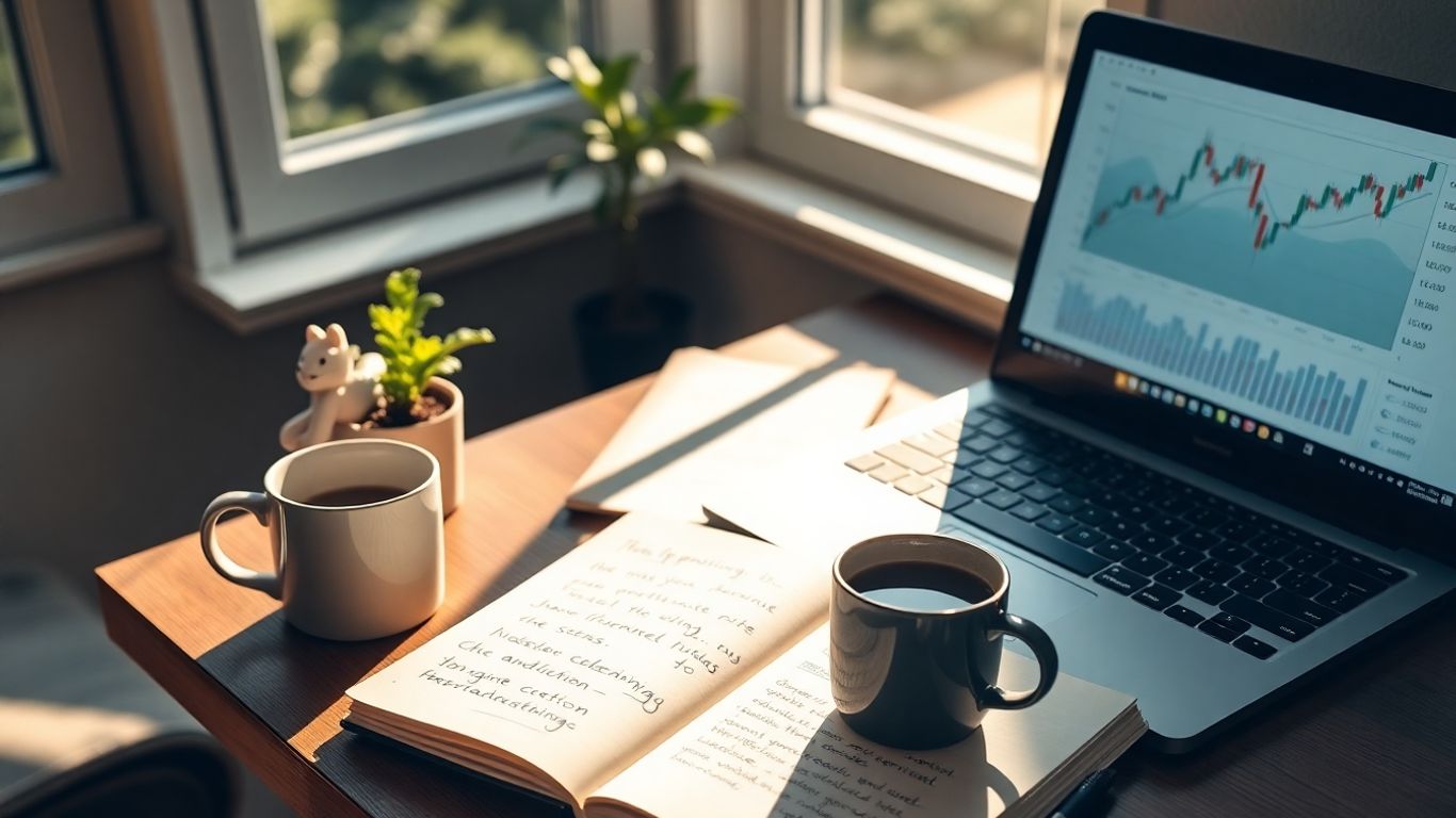 Pessoa trabalhando em casa para renda extra em 2025.