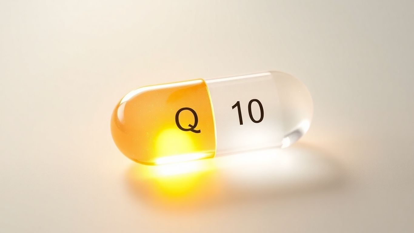 Glowing QQ10 vitamin capsule