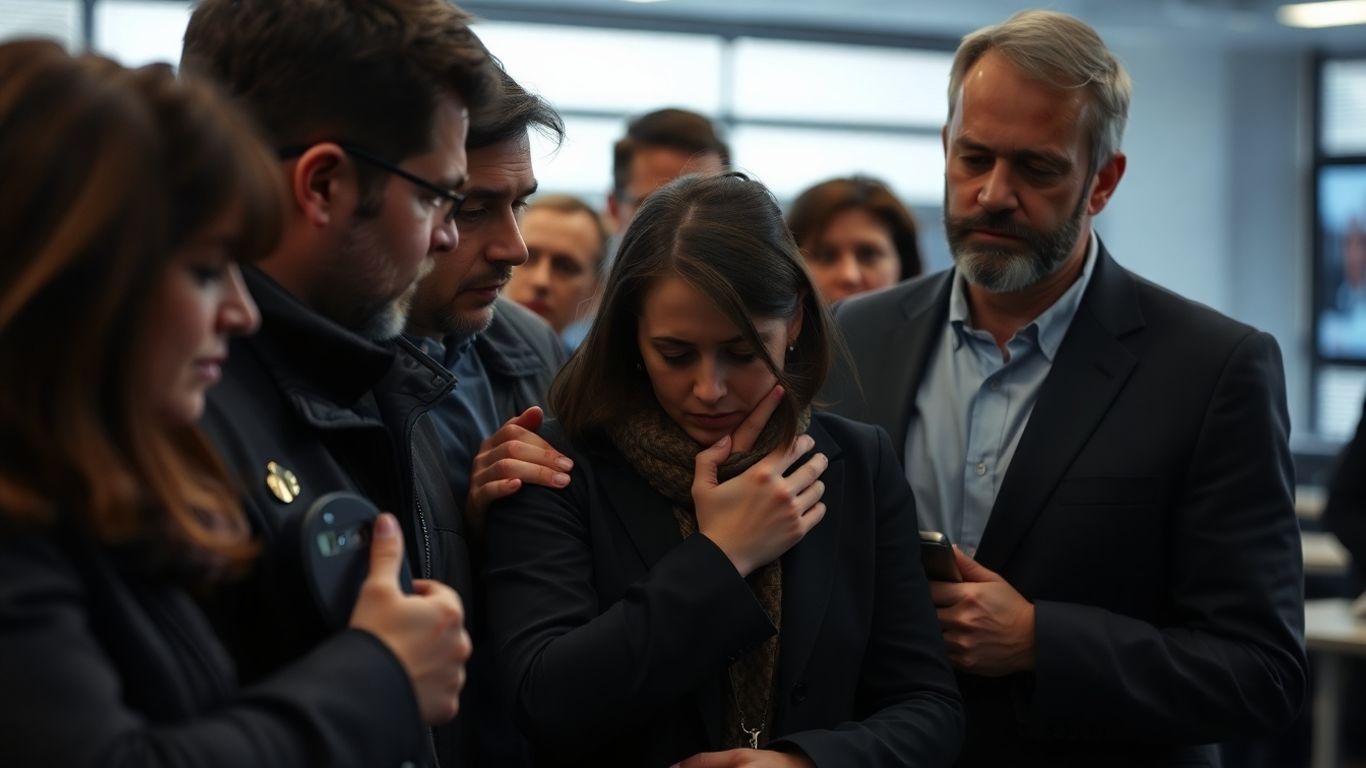 Colegas chocados com a perda de um jornalista.