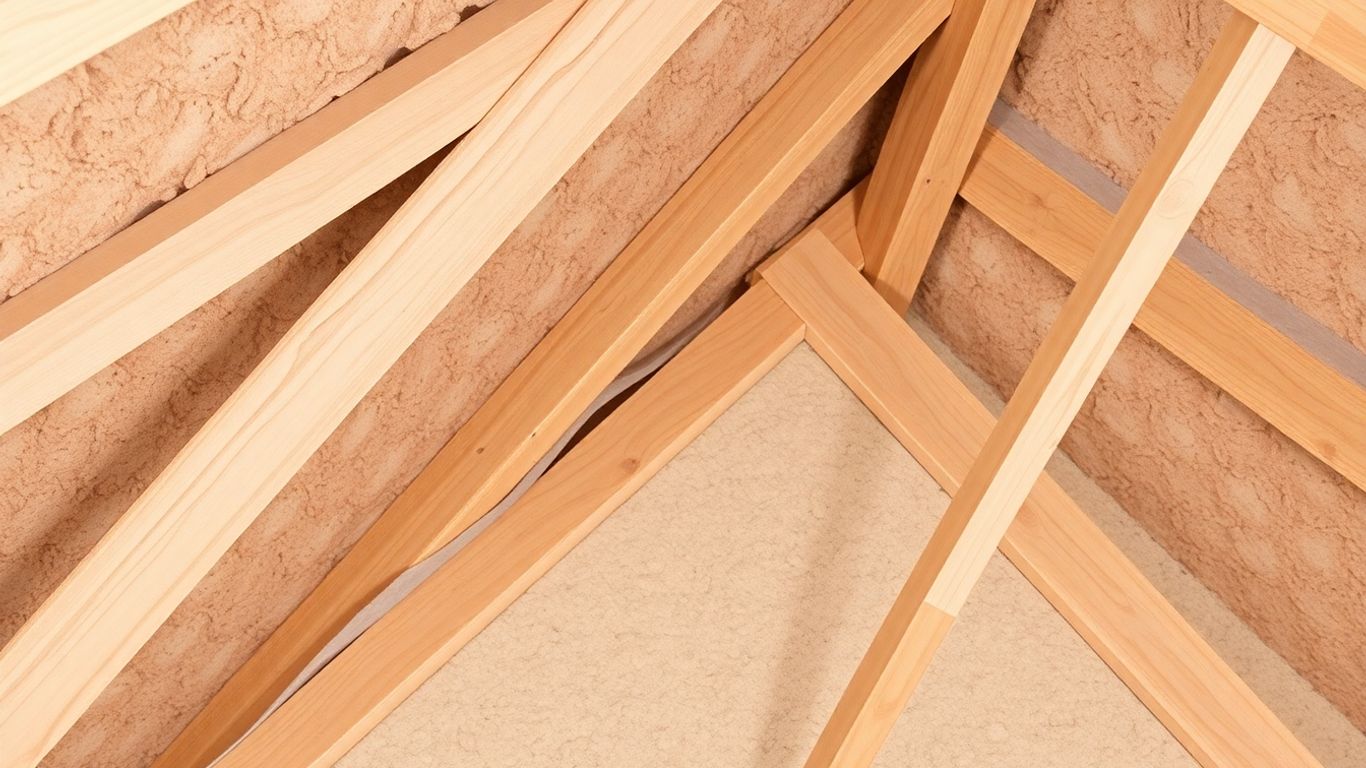 Aufbau einer Zwischensparrendämmung im Dachstuhl