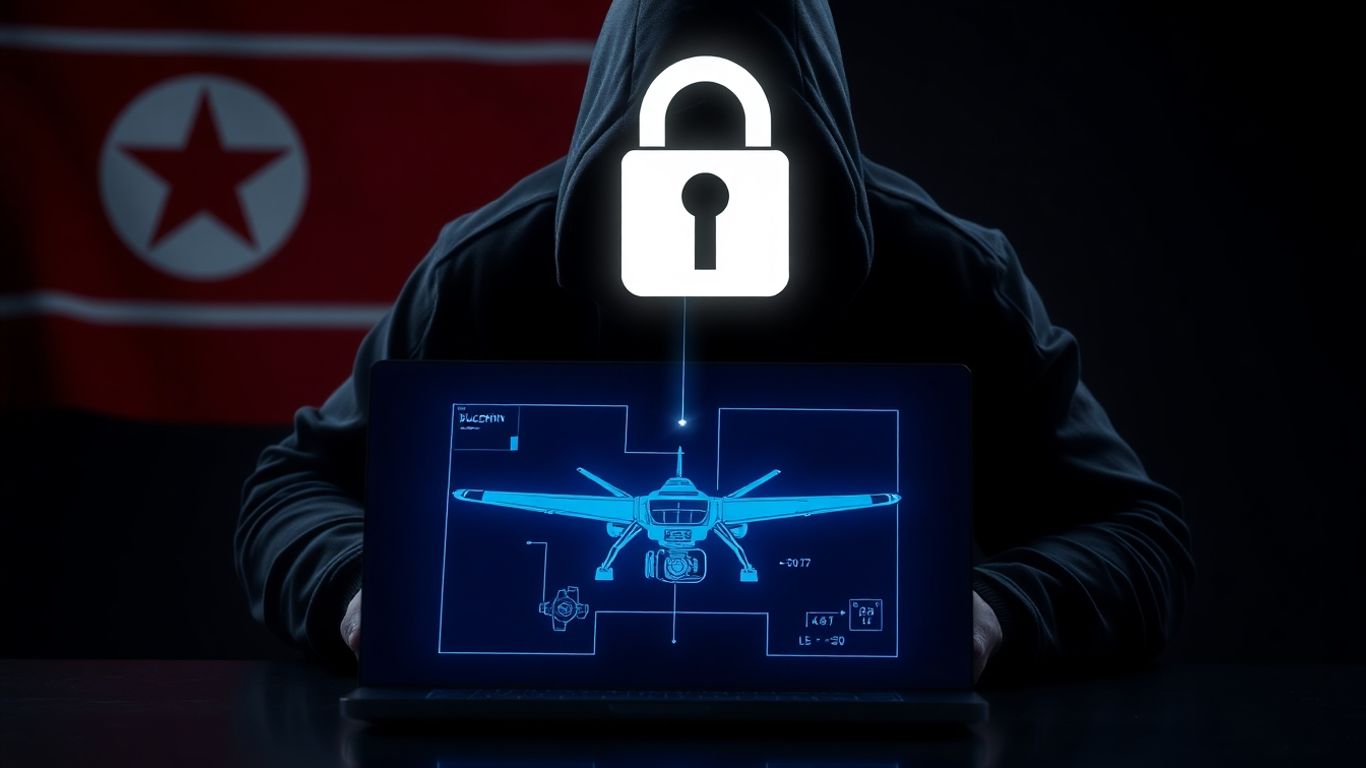 North Korean hacker stealing drone secrets via fake job offer.