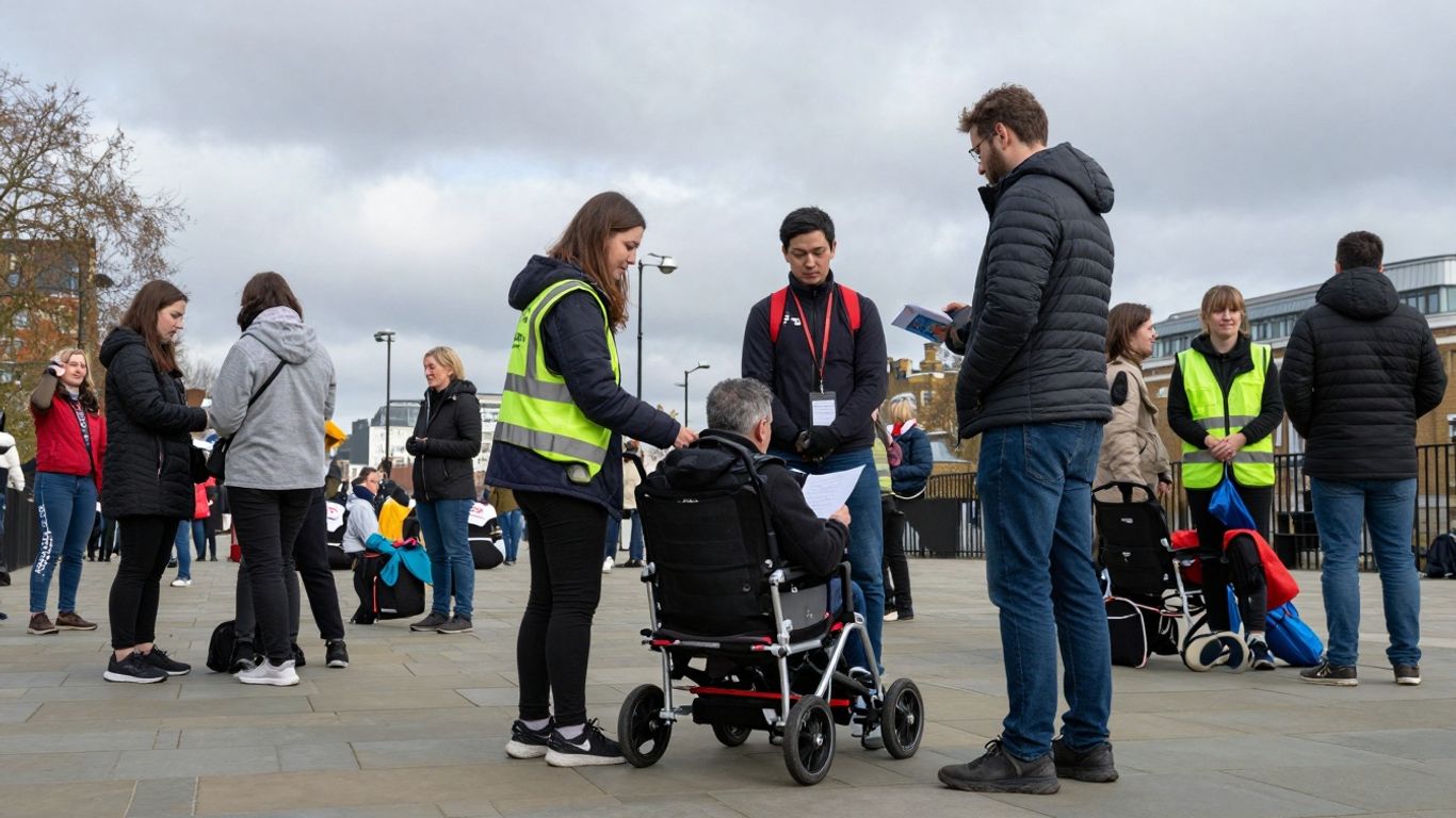 London homelessness support programme in action.
