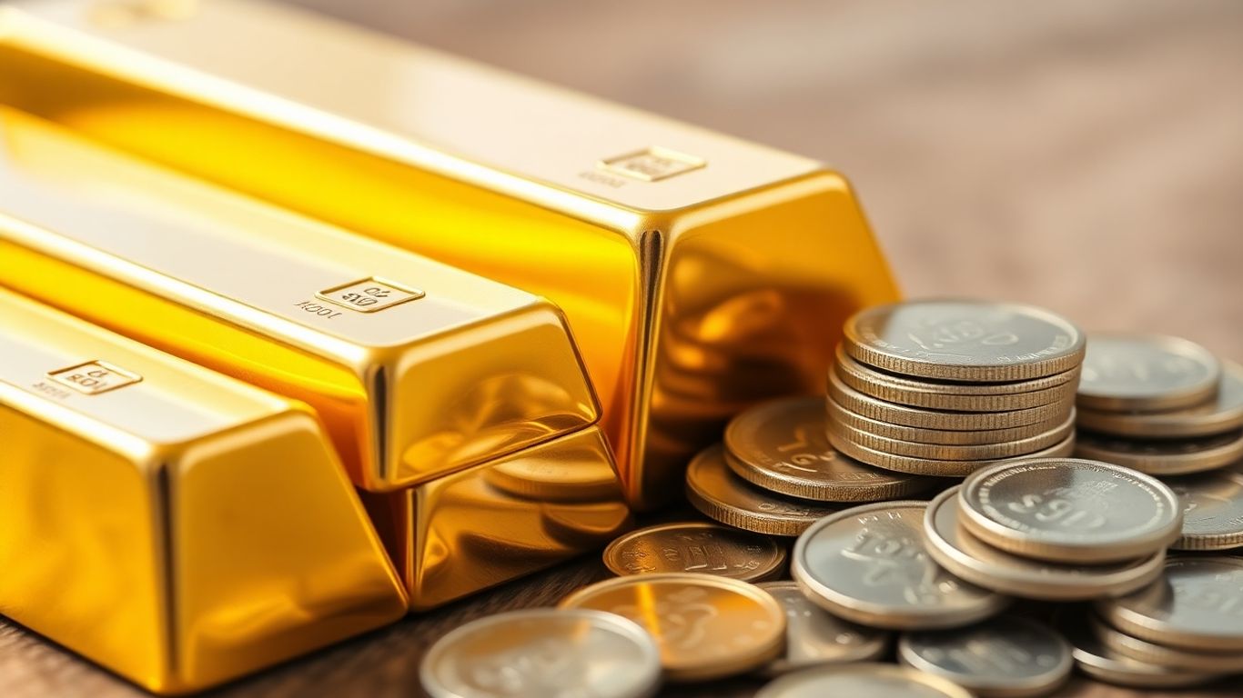 金条和银币，是金融安全的象征。