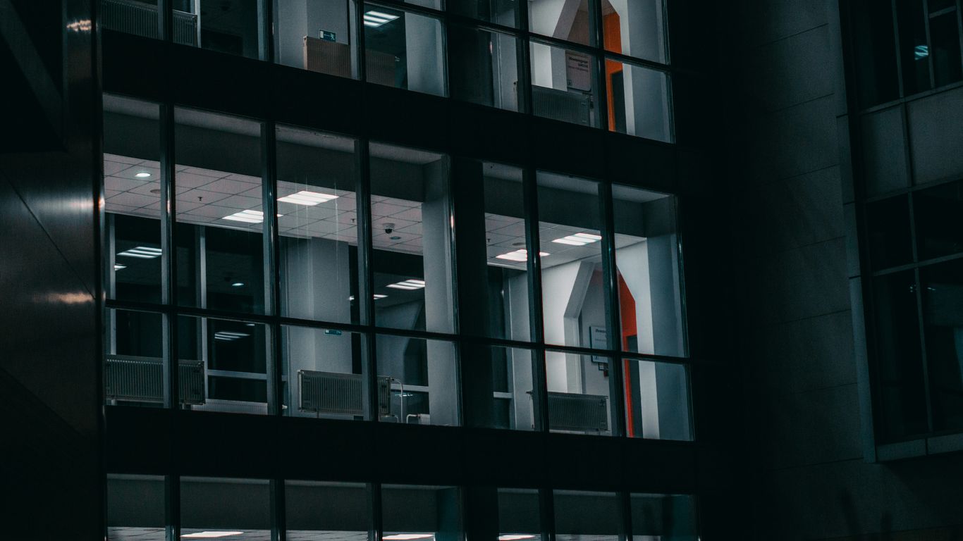 a very tall building with lots of windows