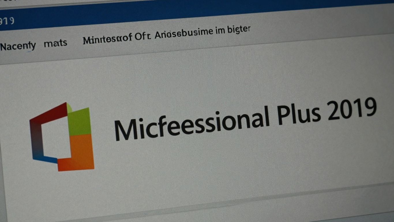 Clave de Office Professional Plus 2019