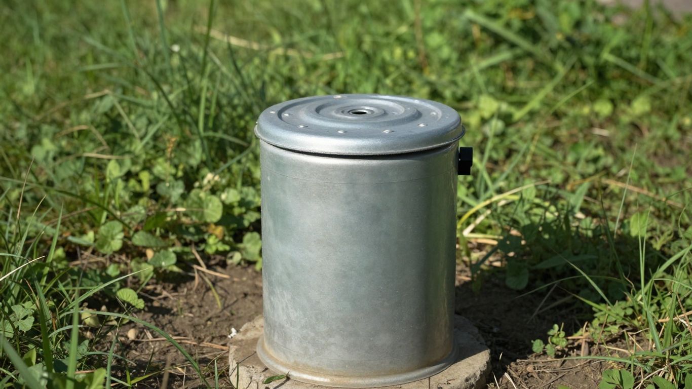 Wellhead protecting groundwater from contamination.