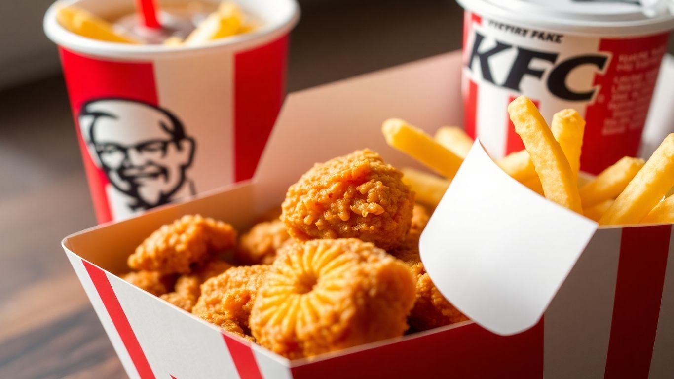 เคเอฟซี สแน็ค บ็อกซ์ ไก่ทอด เฟรนช์ฟรายส์ เครื่องดื่ม