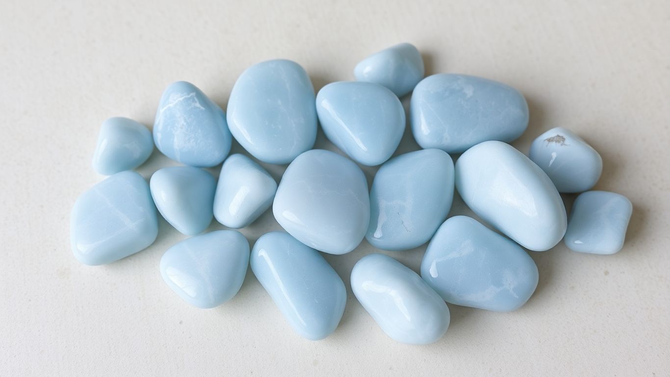 Angelite stones in Traditional Chinese Medicine
