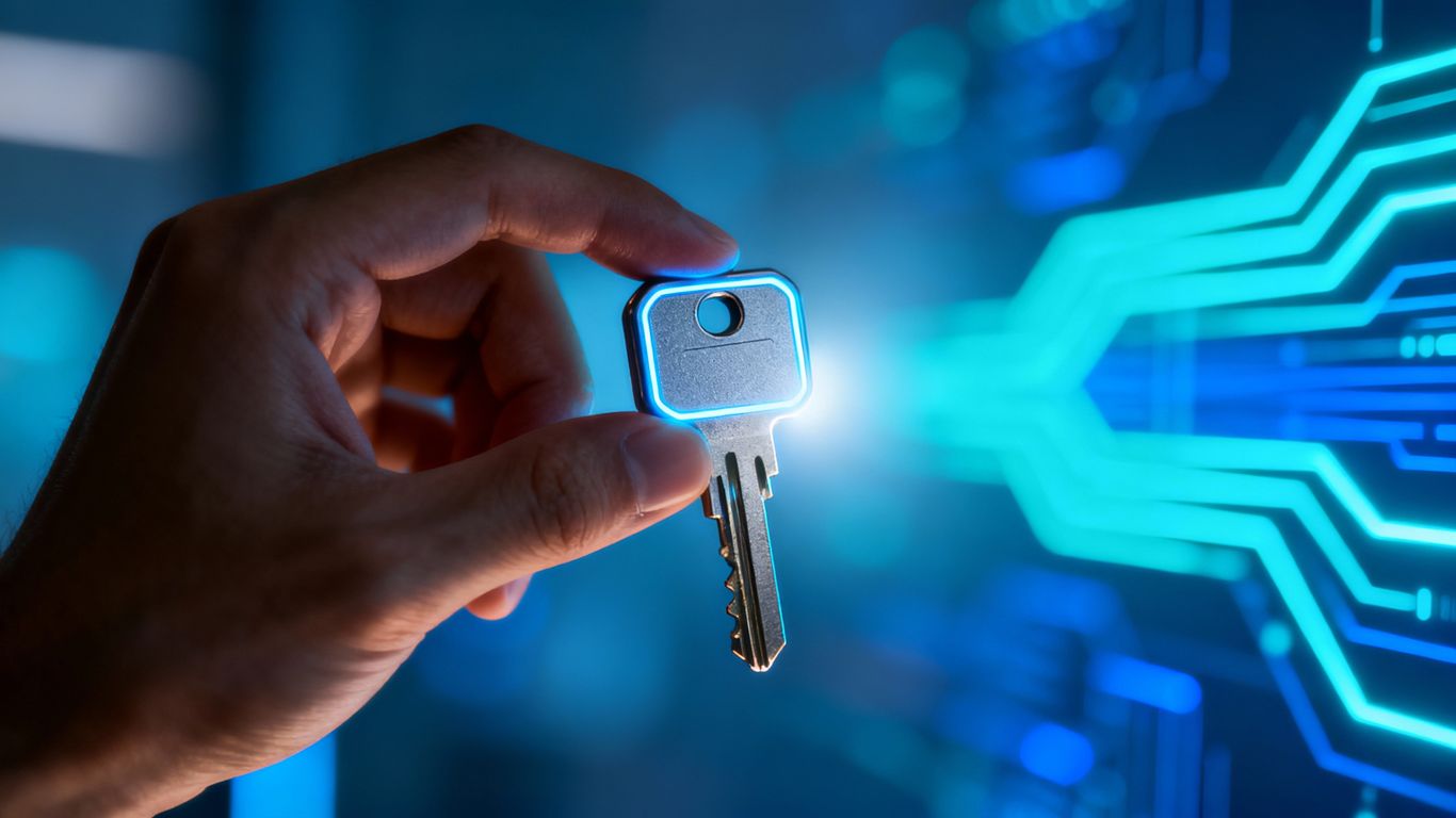 Digital key unlocking secure access