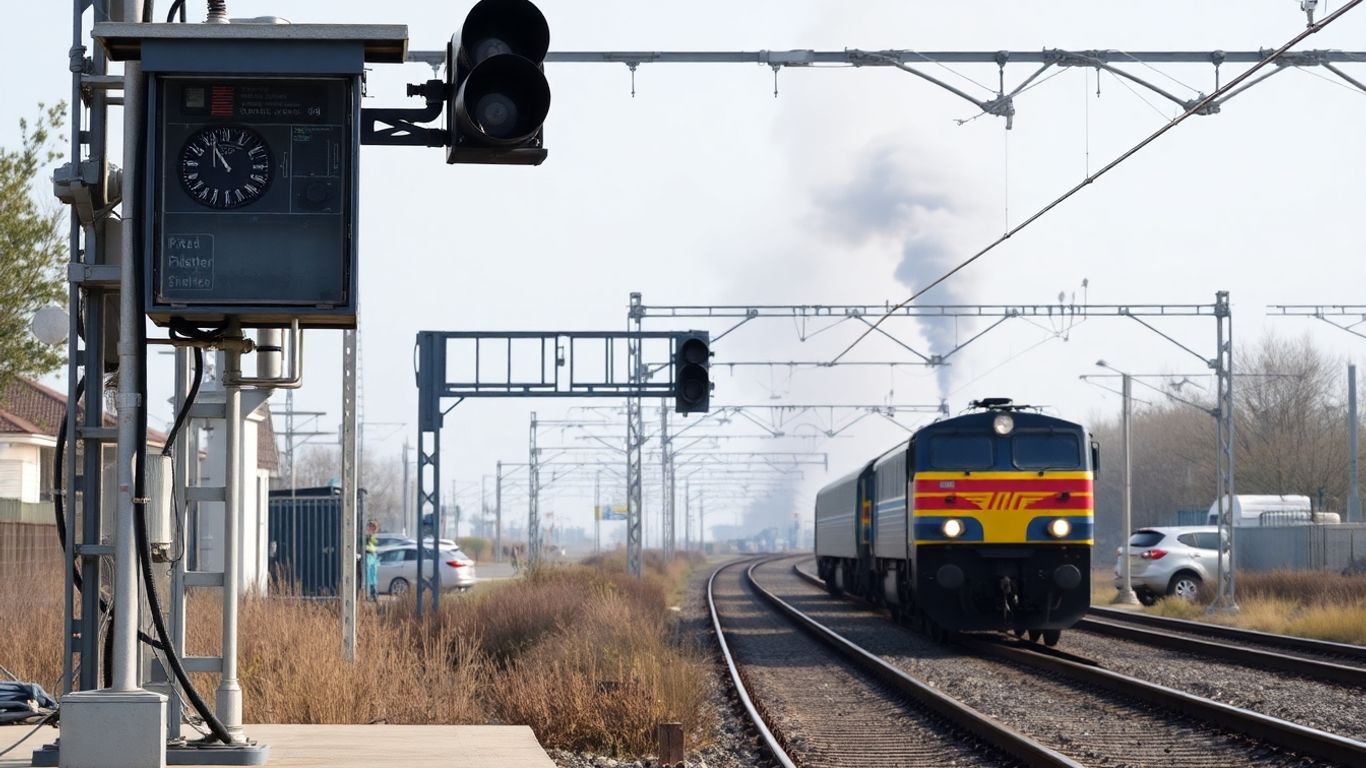 Trafic SNCF perturbé par vandalisme sur les voies.