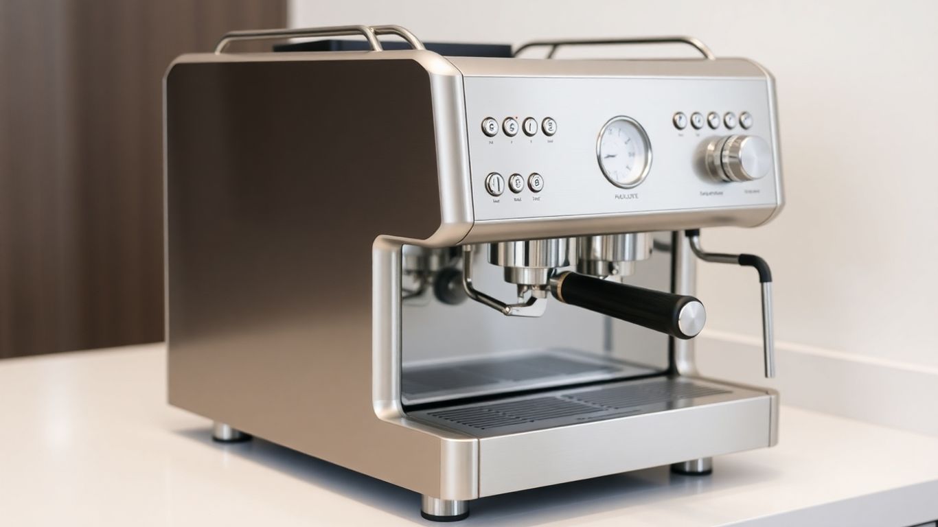 Bella Pro Series espresso machine on a countertop.