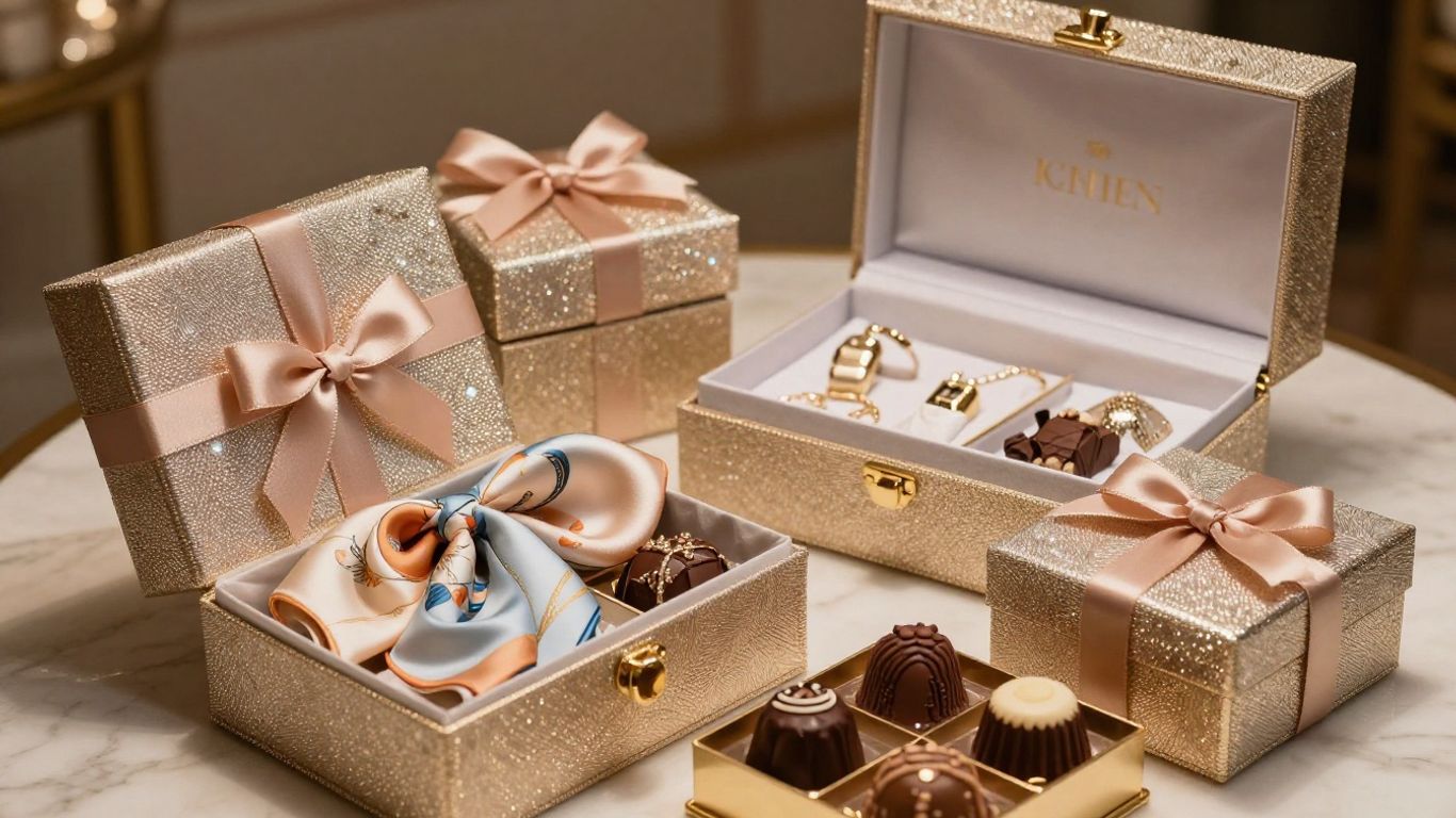 Luxurious gifts that appear expensive and high-value.