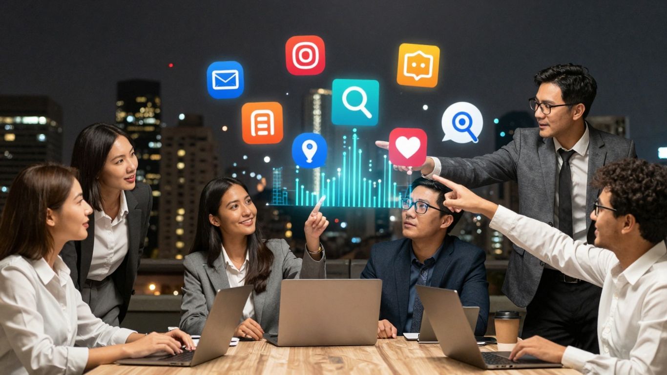 Colombian business growth with digital marketing services.