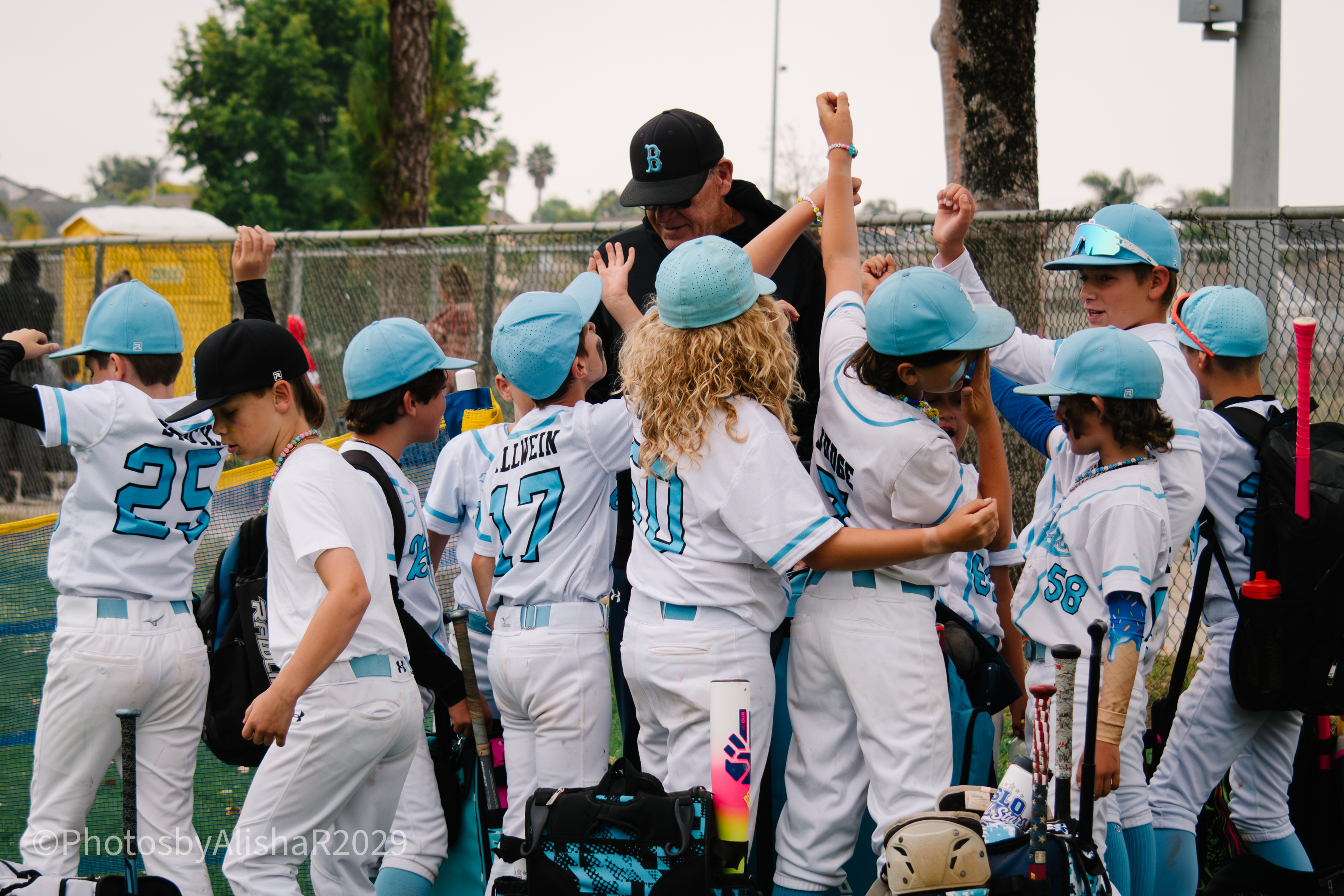 Team celebrating victory