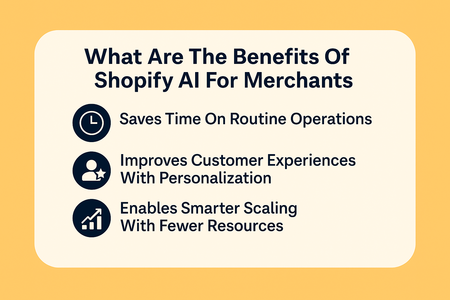 TechDogs-"What Are The Benefits Of Shopify AI For Merchants"-"Benefits of Shopify AI for merchants: saves time, personalizes, scales efficiently." TechDogs-"What Are The Benefits Of Shopify AI For Merchants"-"Benefits of Shopify AI for merchants: saves time, personalizes, scales efficiently."