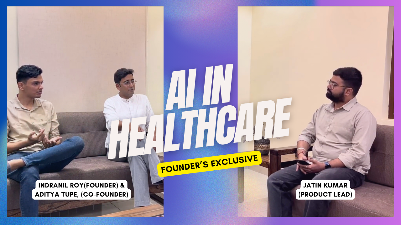 Dezy It founders discussing AI and healthcare.