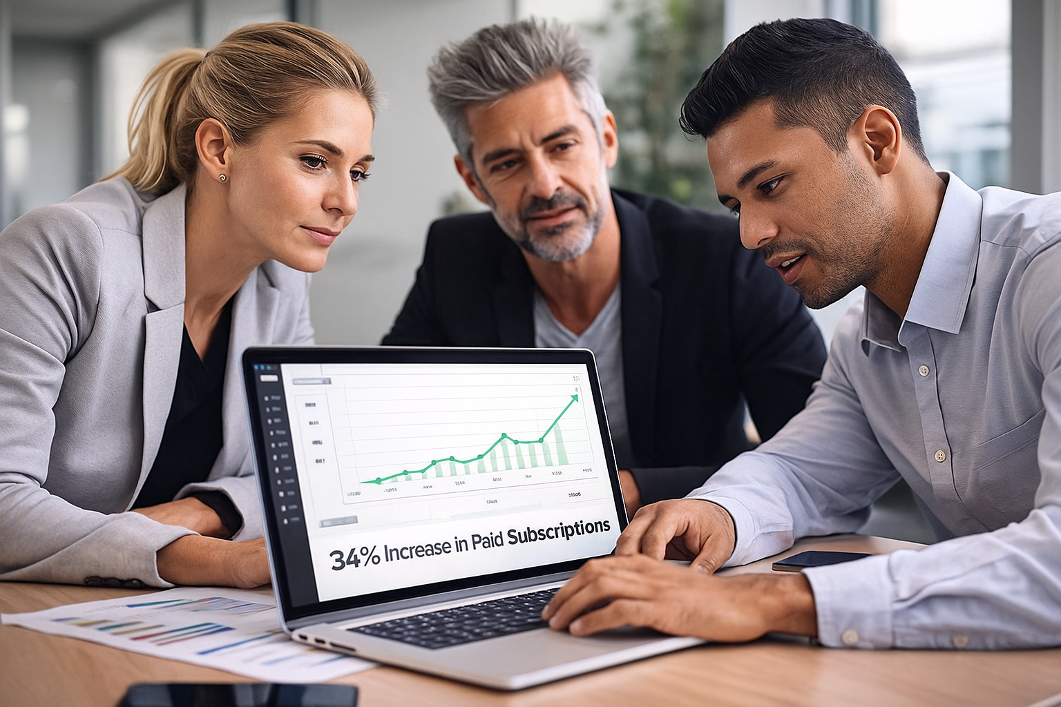 Leader CRM SaaS affiliate program case study showing subscription growth results