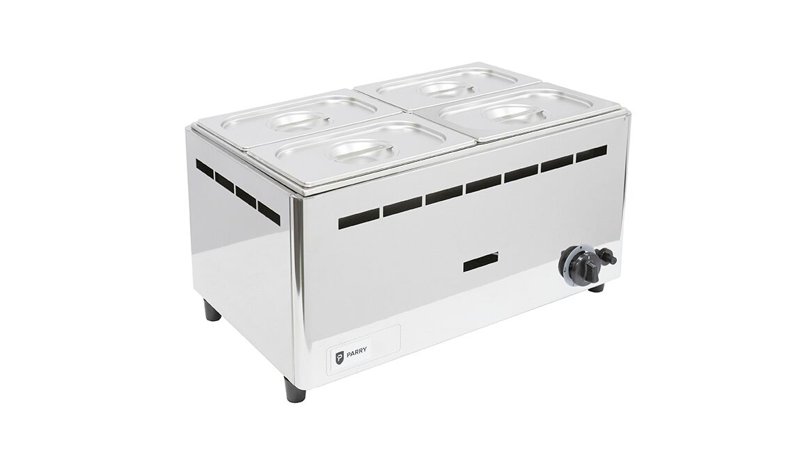 Parry LPG wet bain-marie unit on a food truck.