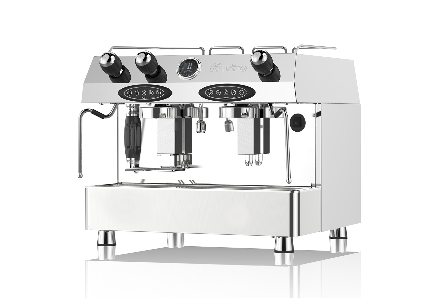 Contempo electric coffee machine on a counter.