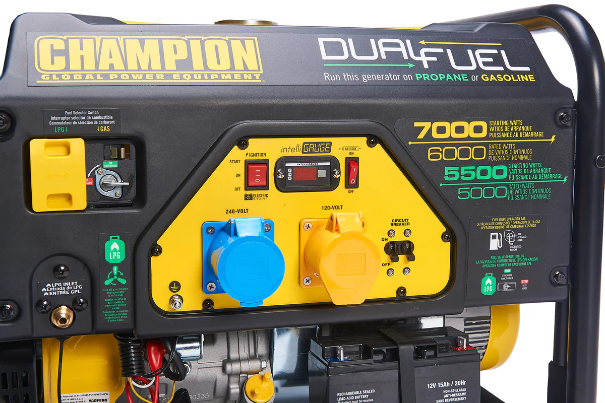 Champion 3600 Watt LPG Dual Fuel Inverter Generator