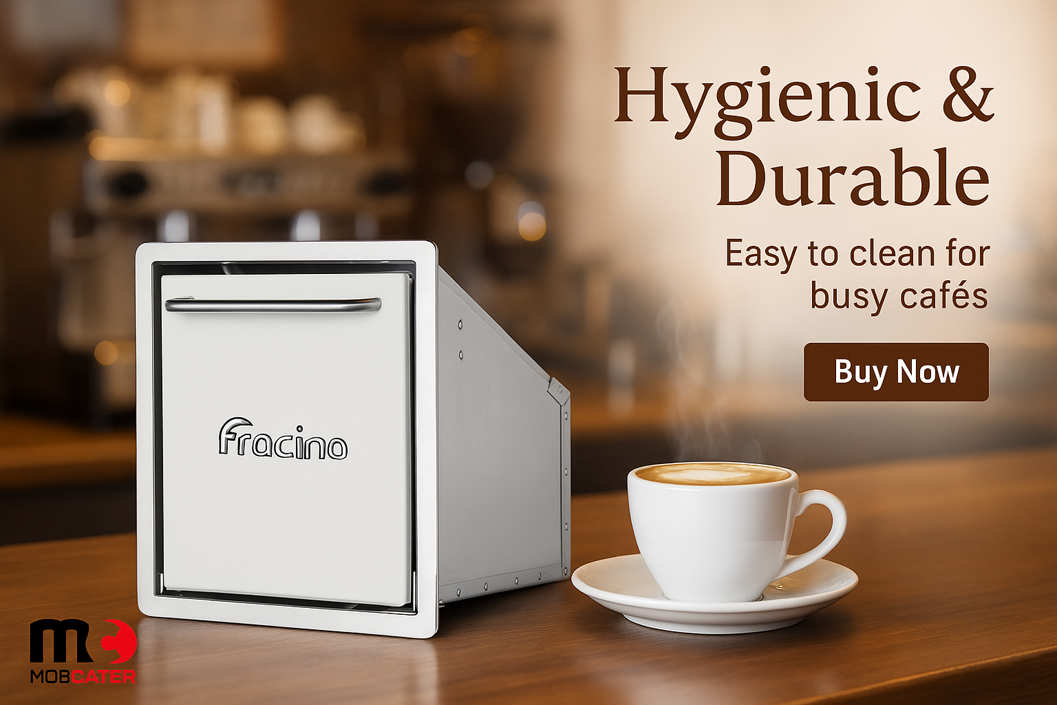 Fracino knockout drawer for espresso machines