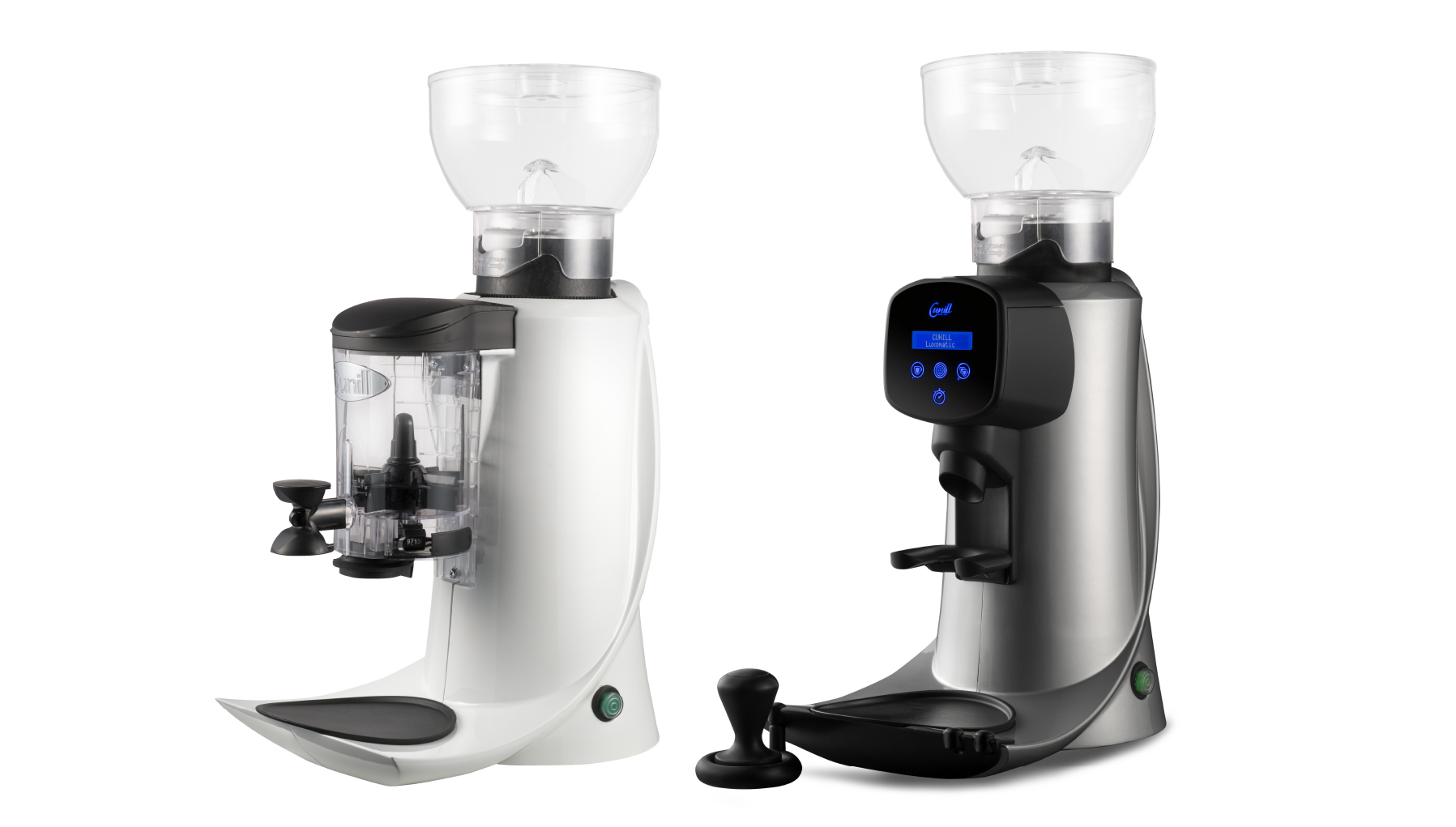 Fracino Luxo coffee grinder with coffee beans