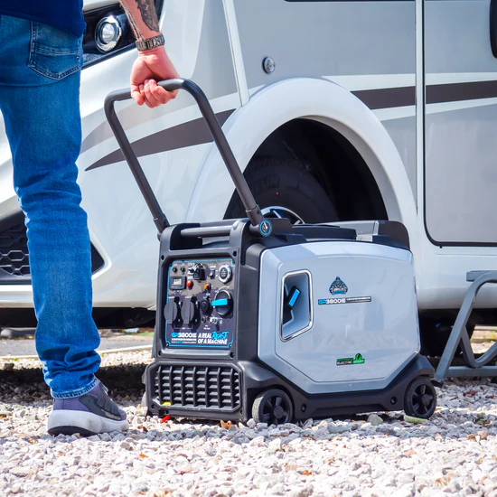 Various suitcase generators displayed.
