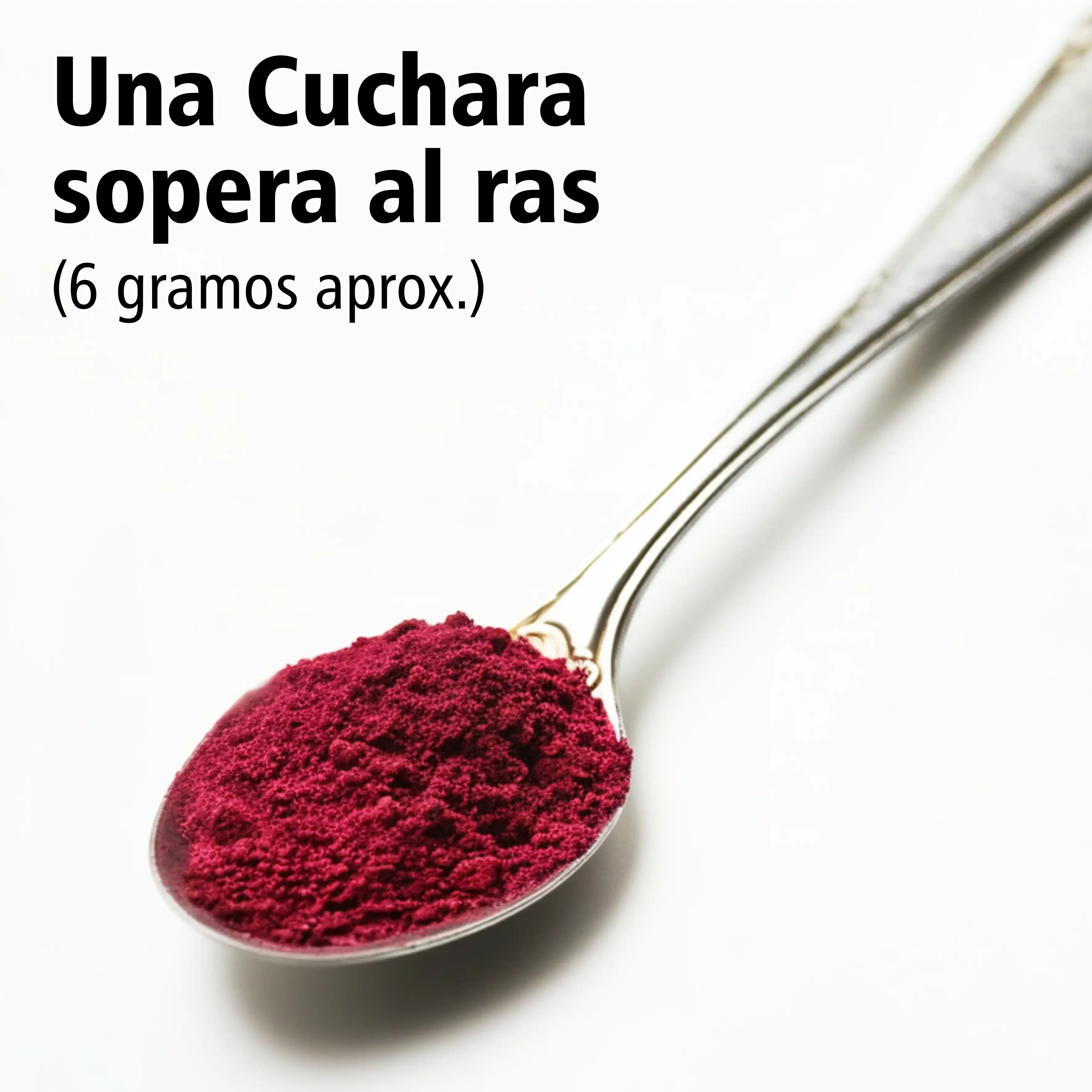 Una cucharada sopera al ras de jk jamaik